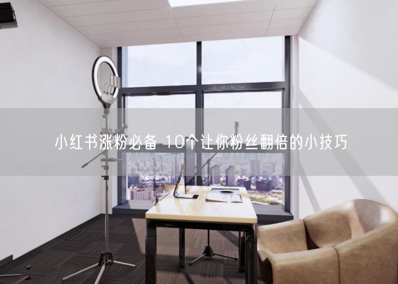 小红书涨粉必备 10个让你粉丝翻倍的小技巧